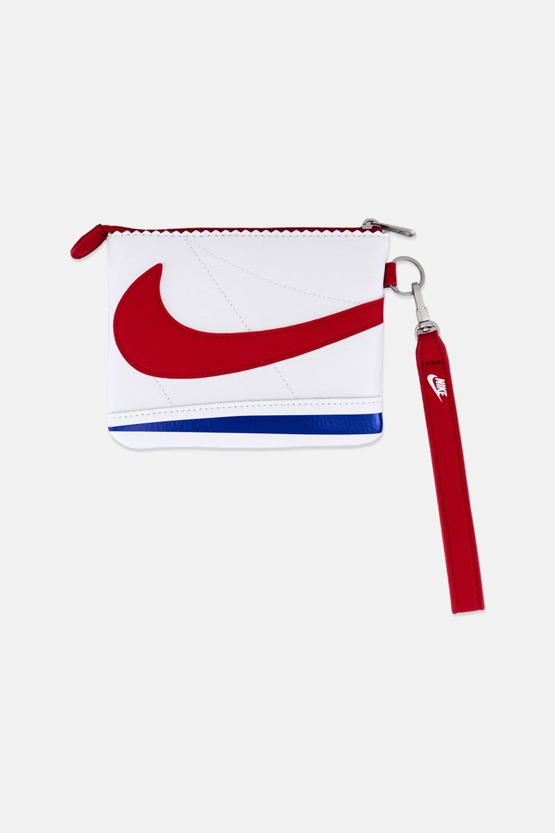 Nike Women Brand Logo Wristlet Wallet, White - Image 1